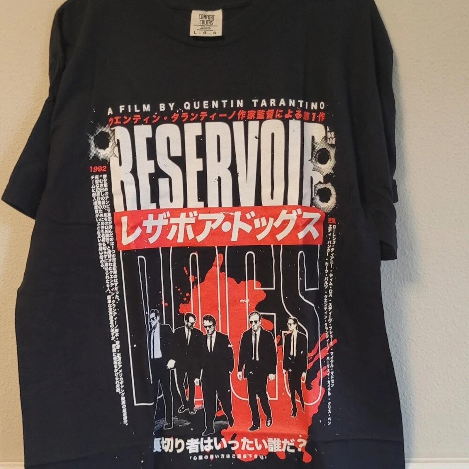 Rare Rucking Fotten Reservoir Dogs Japanese Poster T-Shirt Large L Comfort L