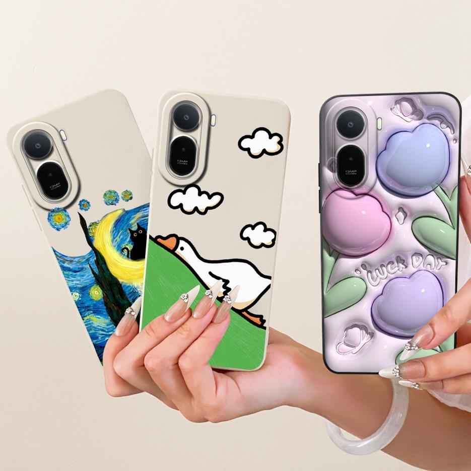 For Xiaomi Redmi A7 Pro 4G Case Cute Dog Panda Cartoon Cover Soft TPU Phone Case For Xiaomi Poco C85x PocoC85x Redmi A7 Pro Bags