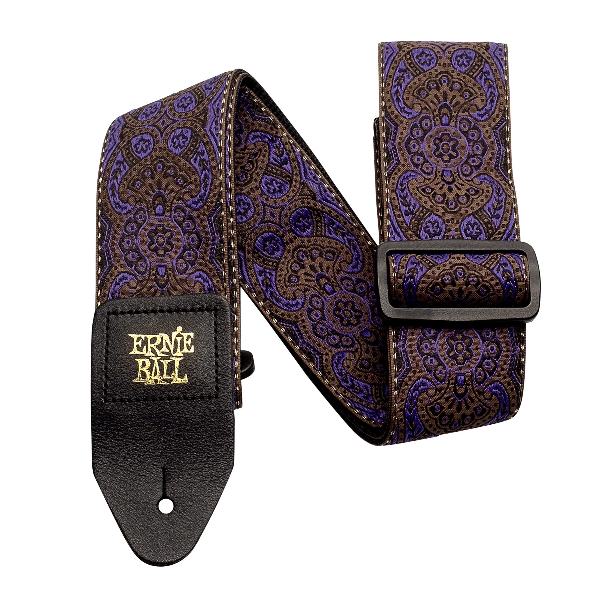 Ernie Ball 4164 Guitar Strap Jacquard Purple Paisley