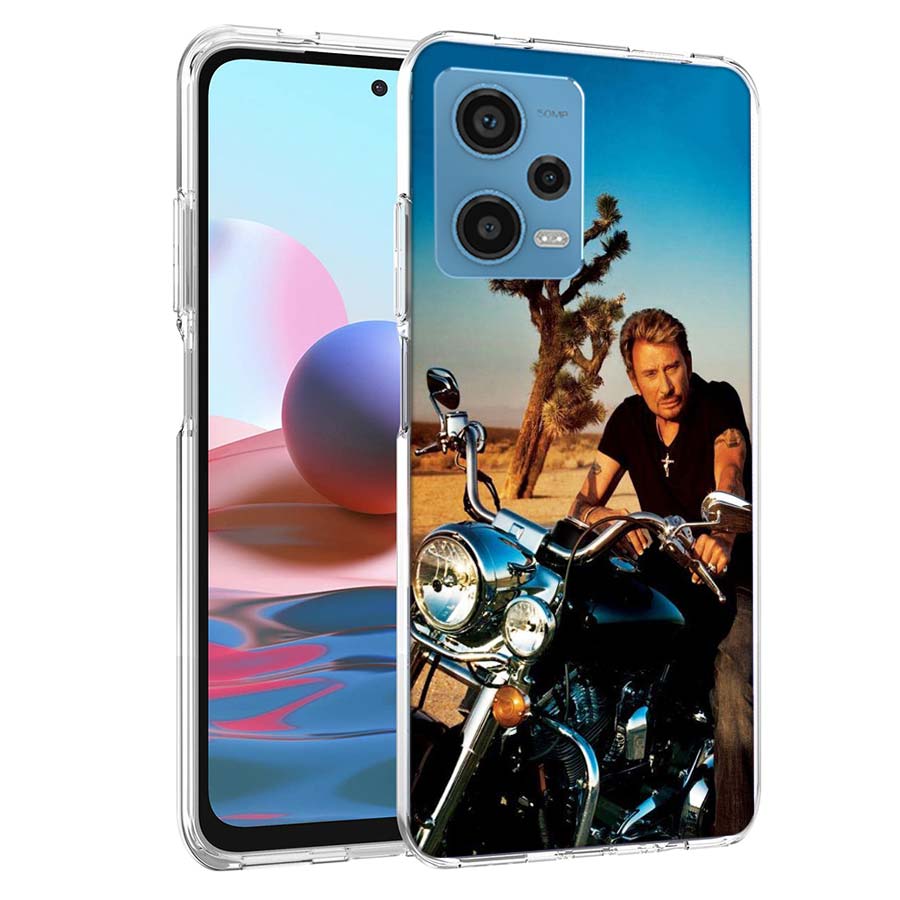 

Музыкальный черный чехол для телефона Johnny Hallyday для Xiaomi Poco X7 X5 X6 F6 Pro F7 Ultra M5S X3 M6 M5 X4 F4 GT Mi F5 F3 M3 Мягкий чехол из ТПУ Xiaomi Poco X6 Pro