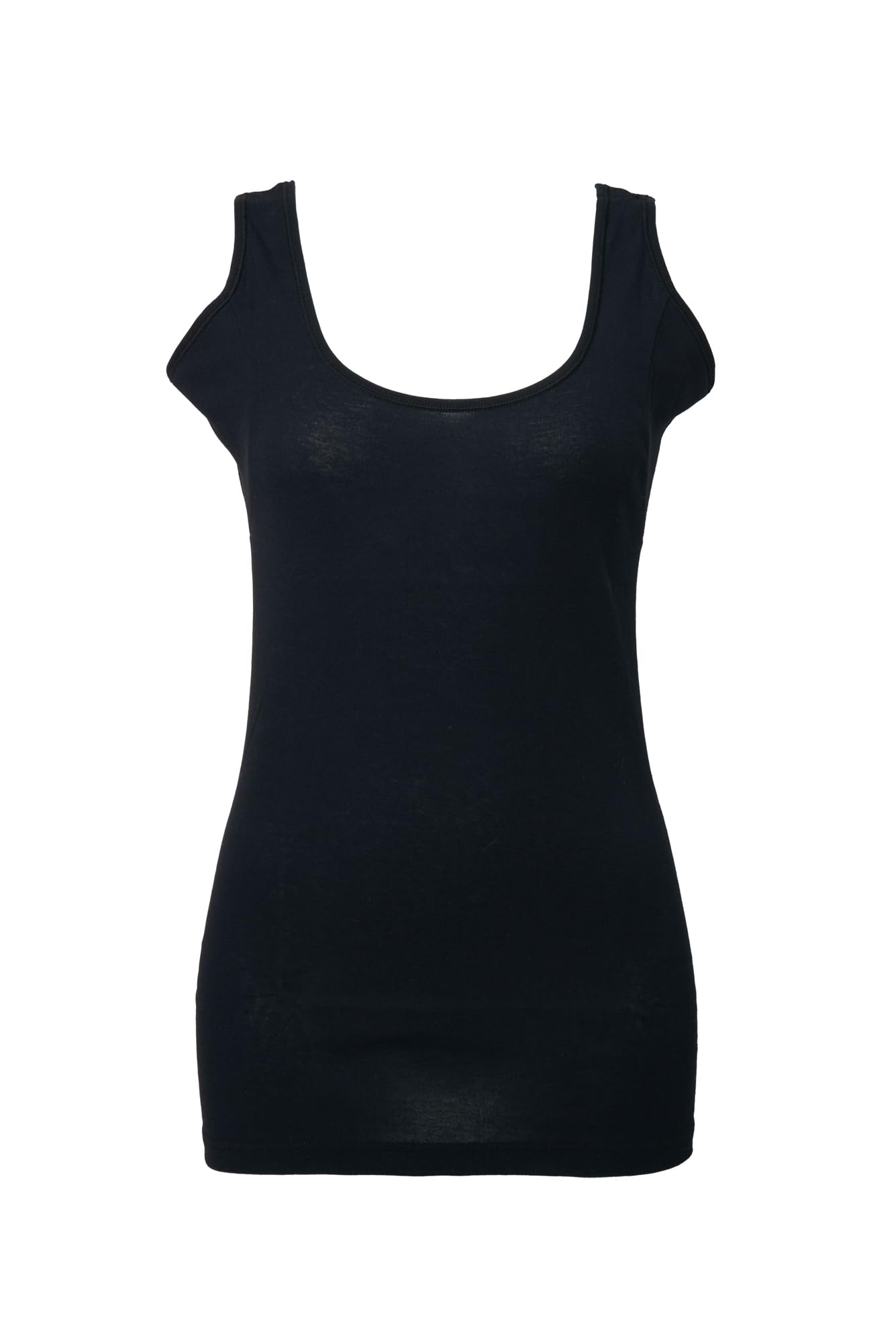 

Camisole tightly twisted with tank black [B.V.D.] shirt, 100% cotton, sweat-absorbing function, top, women s, чёрный