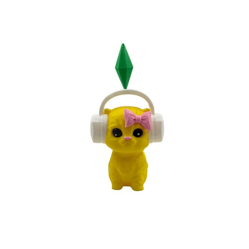 Wobbly Dancing Cat Car Accessory The Sims Cat Figurine Creative Dashboard Decor for Car Interior Desk Office Gift Cute Ornament
