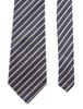 [Towergem] Polyester Golden Gray Stripe Extra Long 160cm Necktie