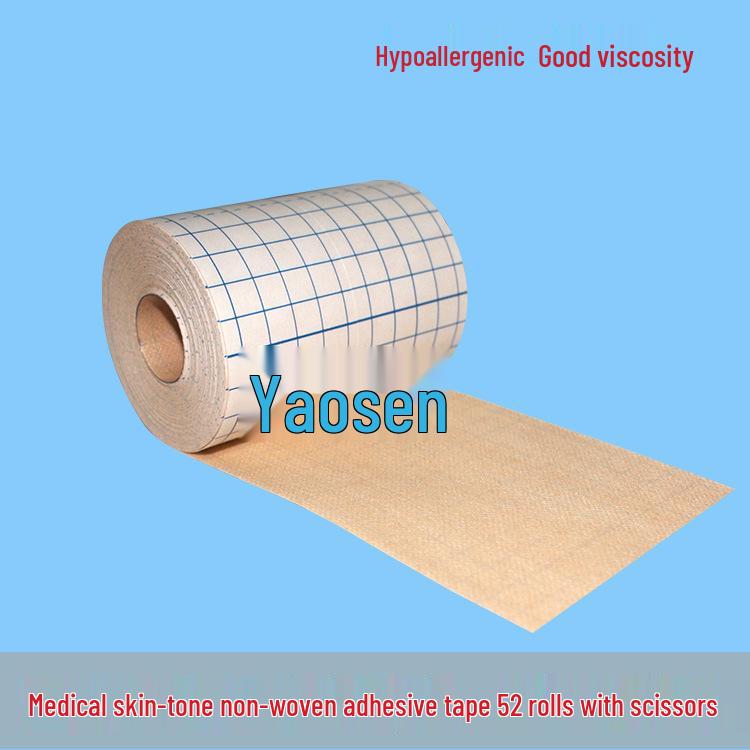 Breathable Skin-tone Self-adhesive Non-woven Medical Tape - Sanfu Patch Plaster for Acupoint Application