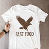 Eagle Fast Food Parody Shirt – Humorous American Bird Junk Food Design
