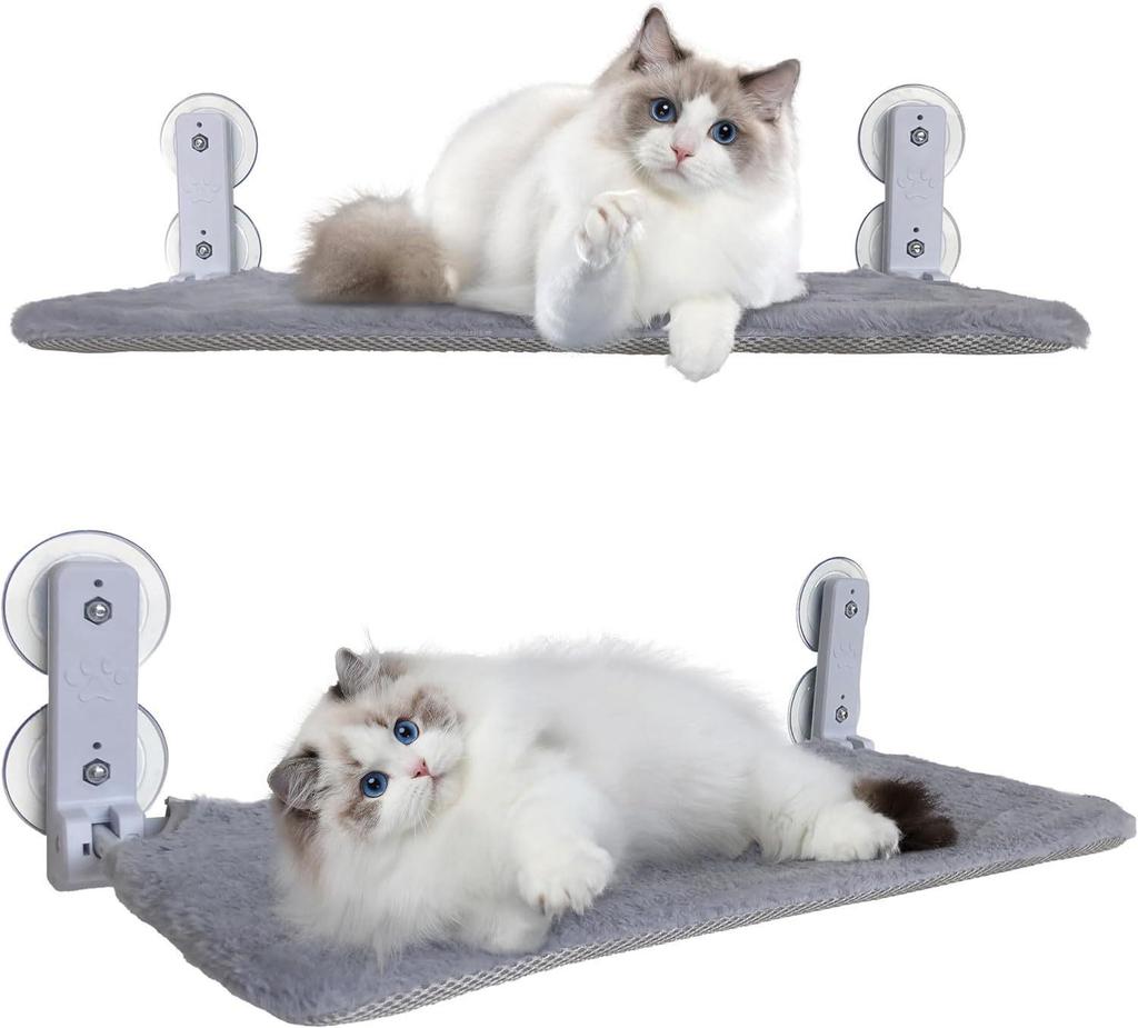 Four Seasons Foldable Cat Hammock: Window Suction Cup Floating Bed