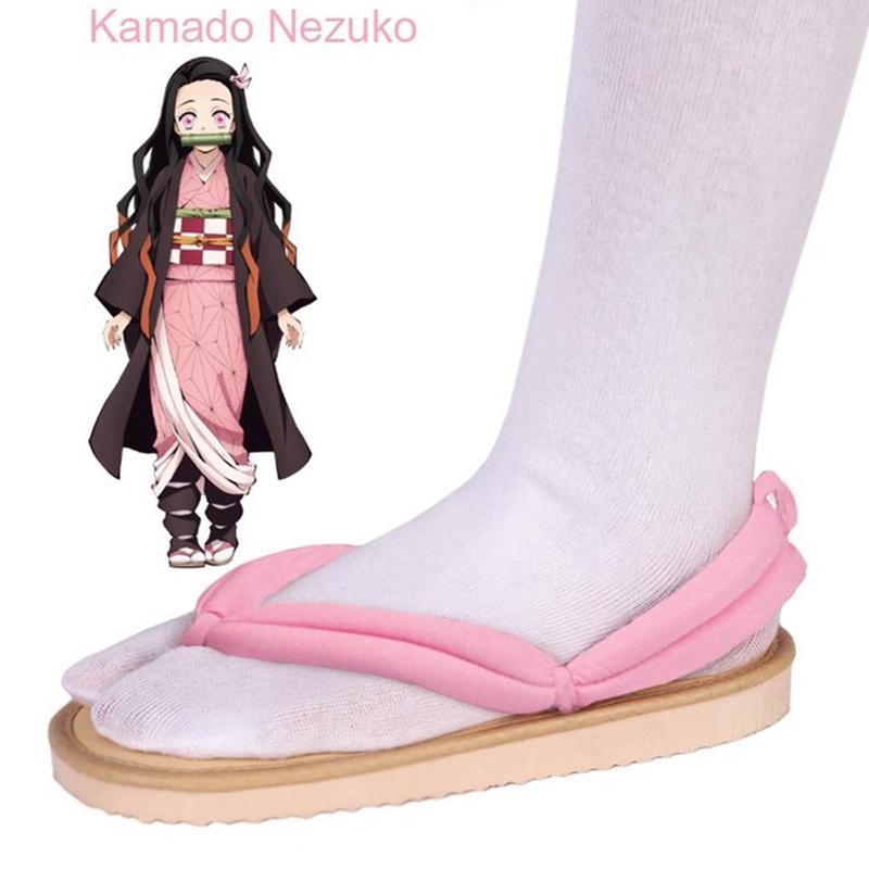 Infradito Kamado Tanjiron di Demon Slayer per Cosplay e Moda Stile Giapponese