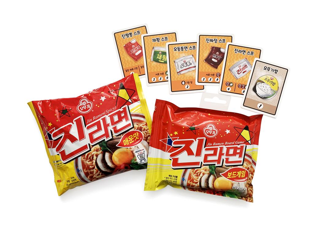 Asmodee Korea Jin Ramen Board Game Card Party Game Camping