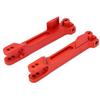 2pcs Sway Bar Arms Rear Aluminum Alloy Double Positioning Holes AntiRoll   with Screws for 1Celsius7 Remote Control Car(Red )