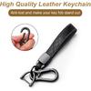 Key Fob Cover For Honda With Leather Keychain, Premium TPU Key Case Compatible With 2003-2015 Honda Accord Crosstour Civic EX CR-V Pilot Element