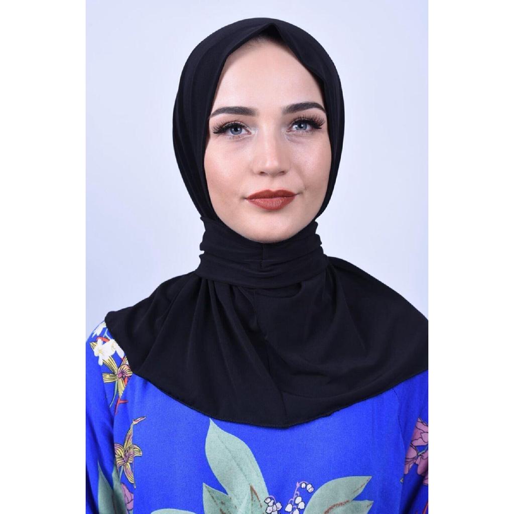 Czarny szalik Snap, pasujący do basenu i morza