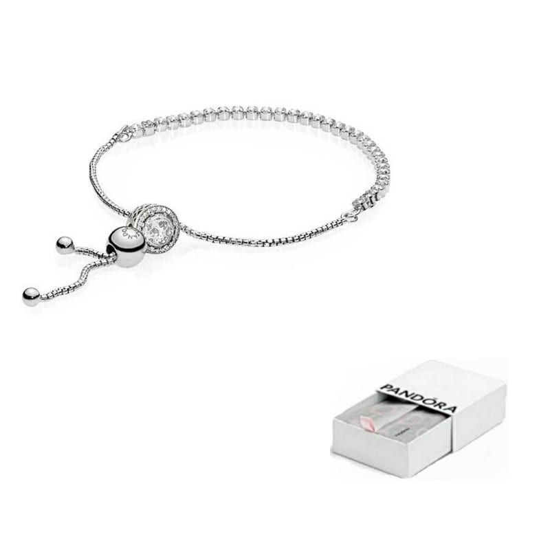 Pandora Shining Heart Charm Bracelet Women's ZT0134
