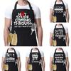 Aprons Pockets Cooking Home Kitchen Adjustable Grilling Cooking Chef Barbecue