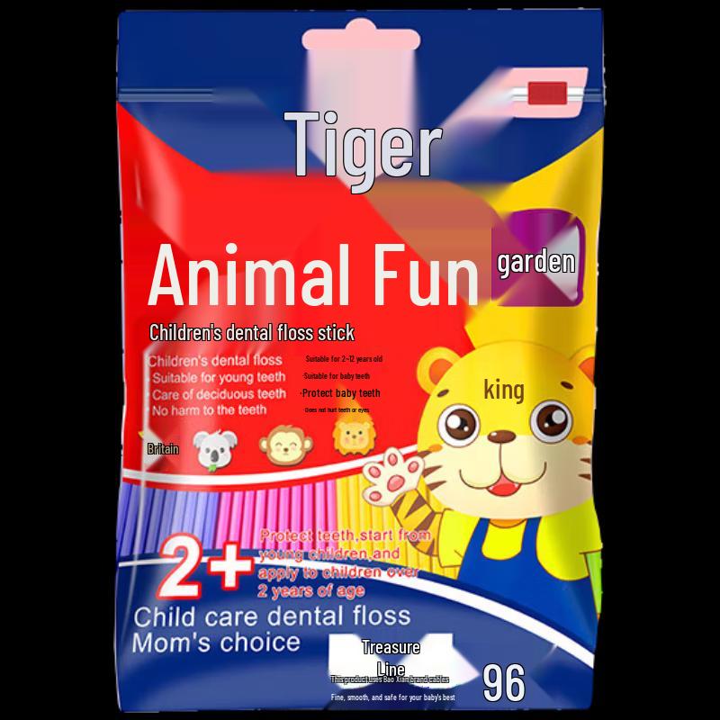 Little Deer Mom Kids Animal Dental Floss Picks