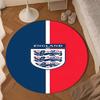 1PC rug England Football Crest Round mat Home Decor, Chair rug For livingroom,Bedroom, doormat home decor Birthday Gift Christmas Gifts