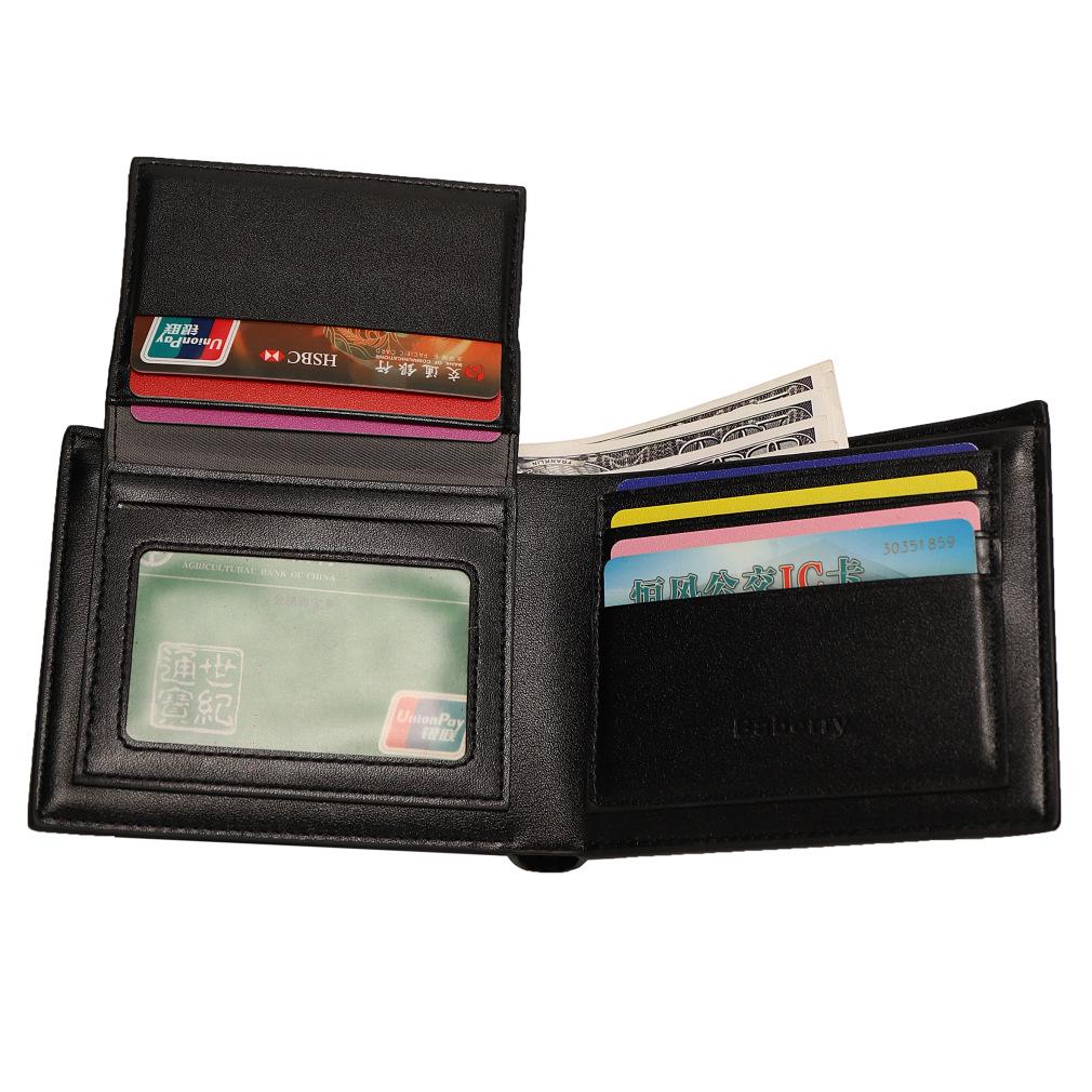 Кожаный мужской кошелёк — фото 7