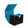 Transformable Dice Tower & Card Storage Box with Window Display for 100+ Double-Sleeved Cards - Ideal for Pokemon, Board Games, and RPGs