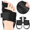 Bunion Corrector Orthopedic Bunion Splint Adjustable Big Toe Straightener Stress Relief with Anti Slip Strap for Men Women