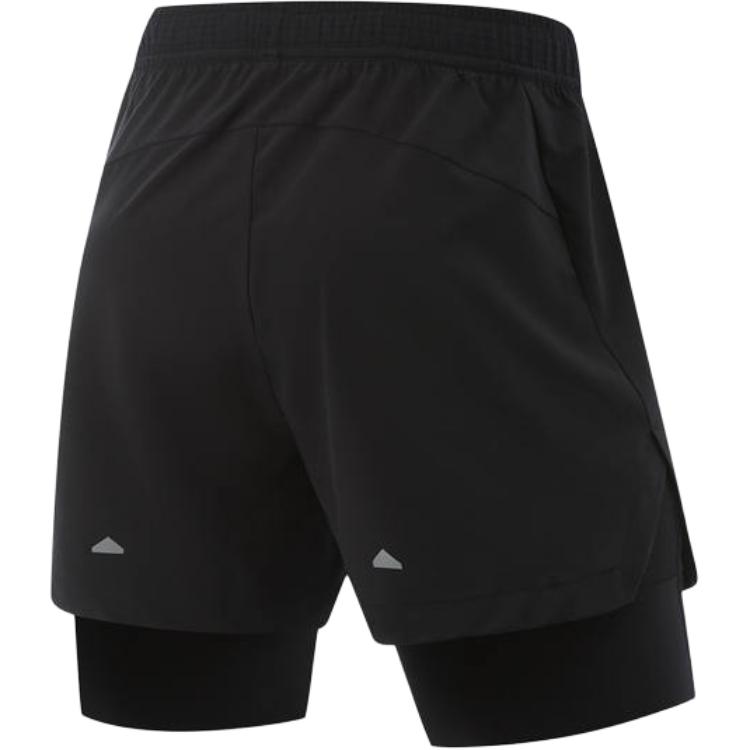 Li-Ning Comfortable Versatile Two-In-One Breathable Lightweight Simple Shorts Men Shorts AKSV515-3