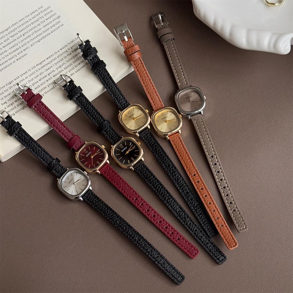 Retro Simple Square Small Dial Niche High-End Women'S Watch Small Belt Quartz Women'S Watch