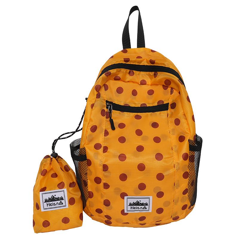 Color Polka Dot School Bag for Girls Large Capacity Backpack for Primary Middle High School Students Lightweight Casual Bookbags Nylon Backpack