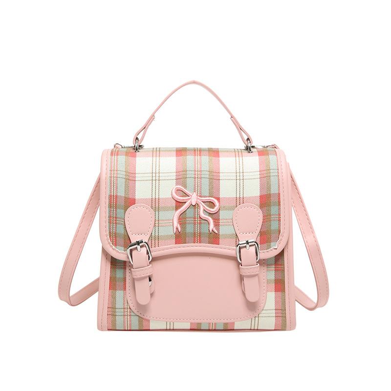 Female Backpack Handbag Multifunctional Single Shoulder Crossbody Bag Personalized Commuting Bag one size розовый 2089₽
