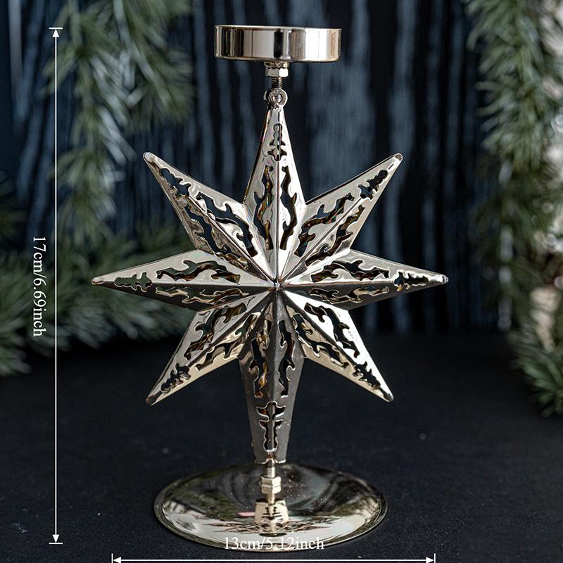 Christmas Candlestick Christmas Decorations Home Decor Elegant Classic Christmas Theme Scene Setting Various Styles