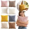Pillowcase Knitted Plush Pillowcase Without Insert