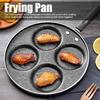 4 Holes Non Stick Coating Frying Pan Home Kitchen Cookware Cooking Tool for Fried Eggs4 Round Holes