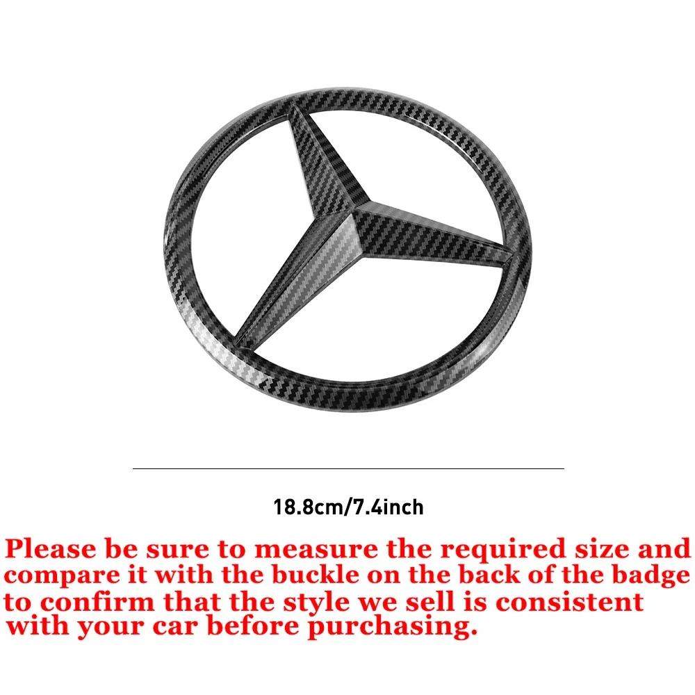 

Car Sticker Hot 2026 For Benz Car Accessories Front Hood Grille Emblem Cover Auto Decoration Sticker for Mercedes Benz W204 W176 1pcs