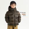 Boys' Down Jacket with Detachable Hood - Thickened, Warm, and Windproof Winter Outerwear