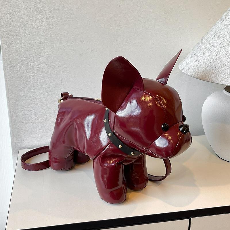 

Сумка 2025 года, новая симпатичная сумка через плечо для мальчика и щенка, модные аксессуары для девочек, сумка через плечо красный