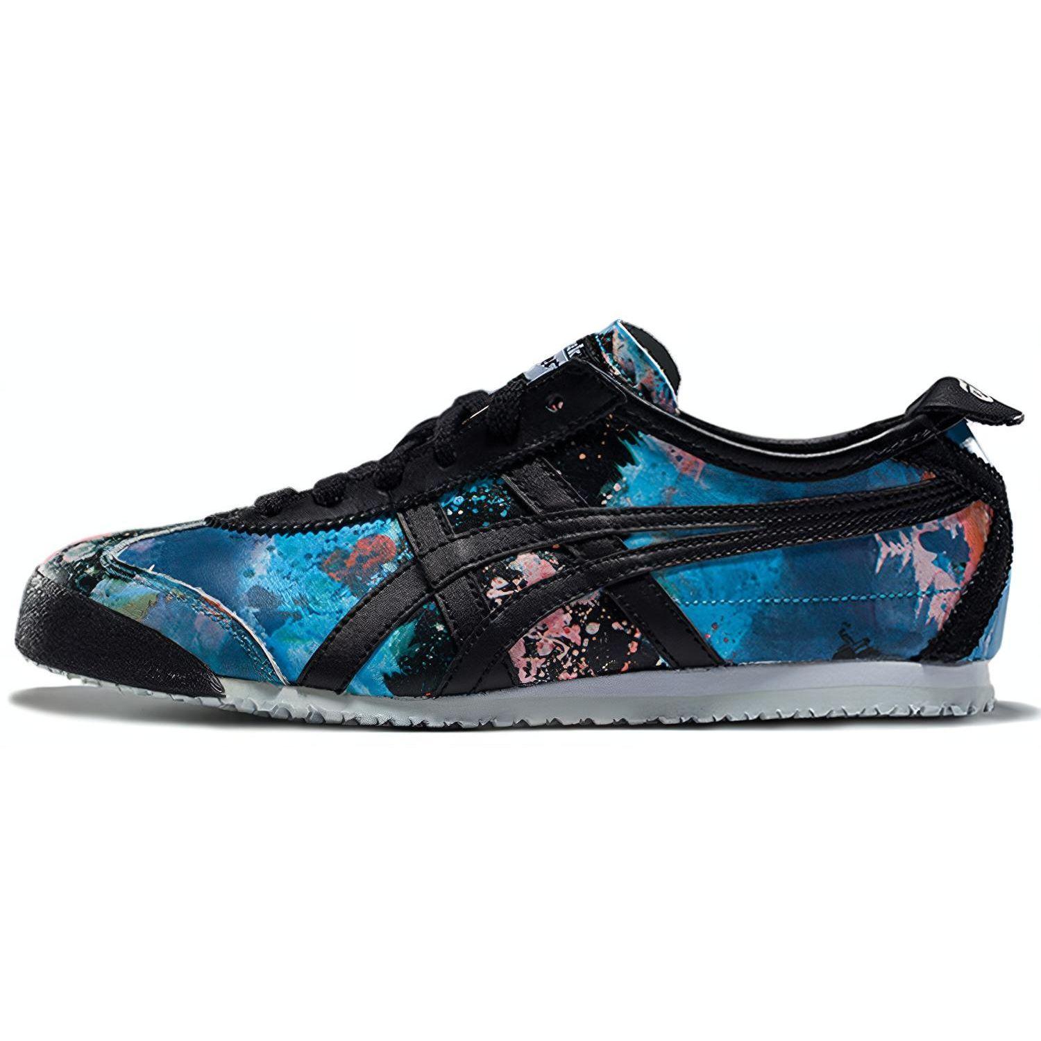 

Onitsuka Tiger Women s Mexico 66 Blue Black Pink Red White D674L-9090 36
