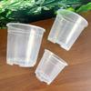 Clear Orchid Flower Pot - High Transparency, Thickened, Breathable for Dendrobium, Succulents, Roses, Phalaenopsis