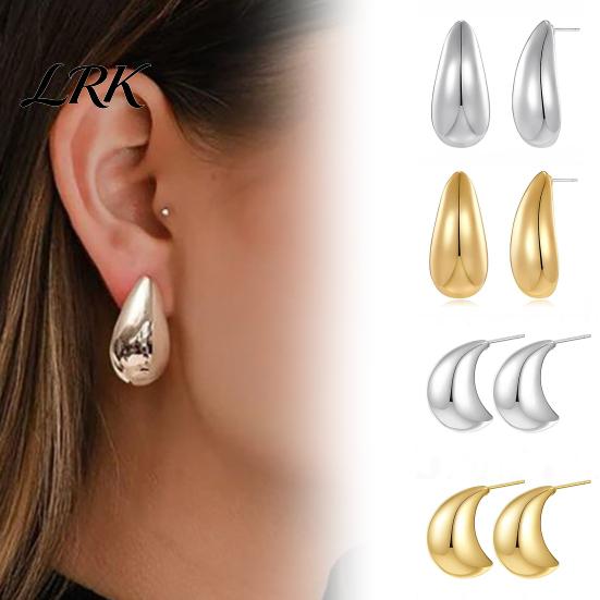 Versatile Earrings 1 Pair Teardrop for Women, Small Water Drop Stud Cute Earrings, Chunky Statement Jewelry Wedding, Party, Prom, Daily Detailed