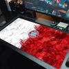 FC Bayern München Mauspads Großes Gaming-Tischkissen Rutschfest Laptop Tablet Großes Mauspads XXL Matte Mini-PC Spielmatte Mit Schlosskante_XIA