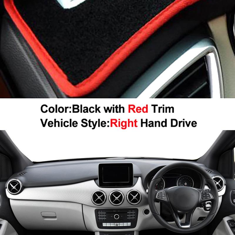 For Merce des-Benz B-Class (W246) 2012 - 2018  B-Klasse B160 B180 B200 LHD RHD DashMat 2017 2016Car Dashboard Cover Carpet