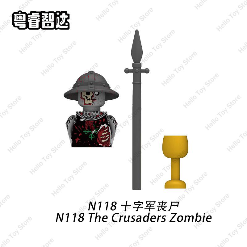2024 City Halloween Zombie Series Walking Deads Ghost Mini Action Figure Building Blocks Soldiers MOC Bricks Kid DIY Gifts Toys