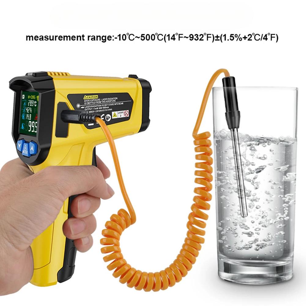 Infrared Thermometer Laser Temperature Sensor  LCD Screen Meter Pyrometer Digital Thermometer Household