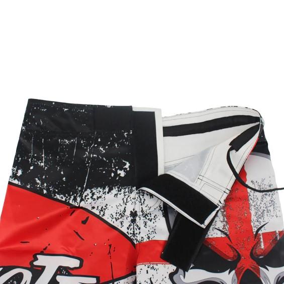 MMA Black Boxing Skull Motion Picture Cotton Loose Size Training Kickboxing Shorts Muay Thai Shorts günstige MMA Shorts