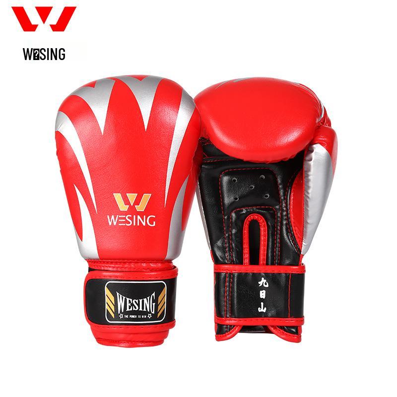 

Боксерские перчатки Jiurishan W-образной формы для детей и взрослых - Тренировки, Санда, Муай-тай. 6oz (Children)