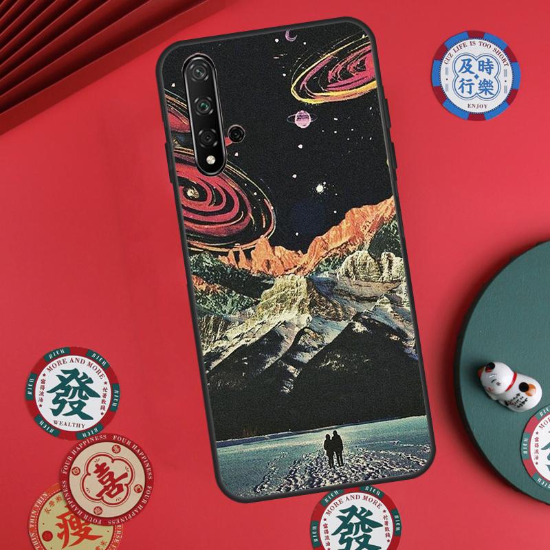 Moon Stars Space For Huawei Nova 5T 10 9 SE 7i 8i 11i 12i Y73 Y90 Y70 Y72 Y61 Y91 P60 Pro P30 P40 Lite Case