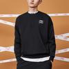 Li Ning Logo Pattern Round Neck Pullover Long Sleeve Sweatshirt Unisex Sweatshirt Black AWDQB71-8