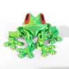 New 3D Printed Frog Ornament Joint Movable Magnetic Model Creative Simulation Animal Figurine Desktop Frog Handicraft Decoration