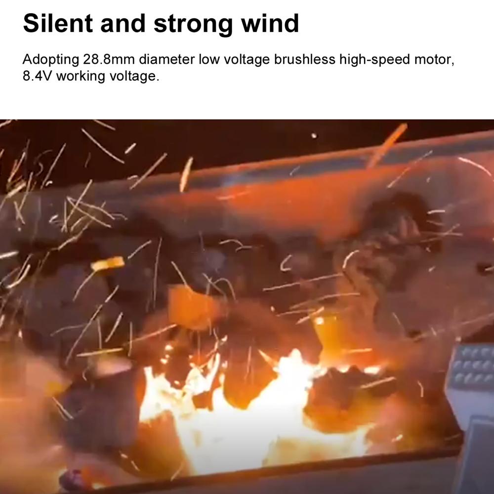 28,8mm bezkomutátorový motor Jet Ventilátor Silent Vysoce výkonný 110 000 ot./min TurboFan Prachový ventilátor Čisticí nástroj