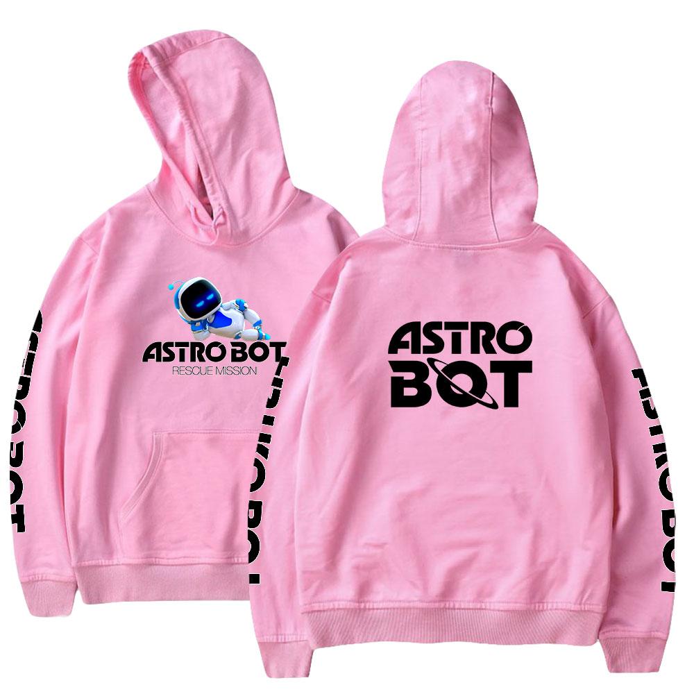 Mens Womens Hoodie Astro Bot Hoodies Streetwear Casual Printed Hooded Pullover Sweatshirts