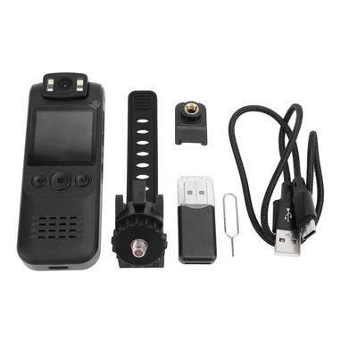Police Video Recorder 1080P HD Night Vision 180 Degrees  Rotatable Lens Portable Law Enforcement Camera