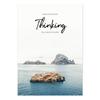 Nordic Style Beautiful Seascape Canvas Painting Beach Building Wall Art Posters Pineapple Stone Sea Pictures for Room Home Decor