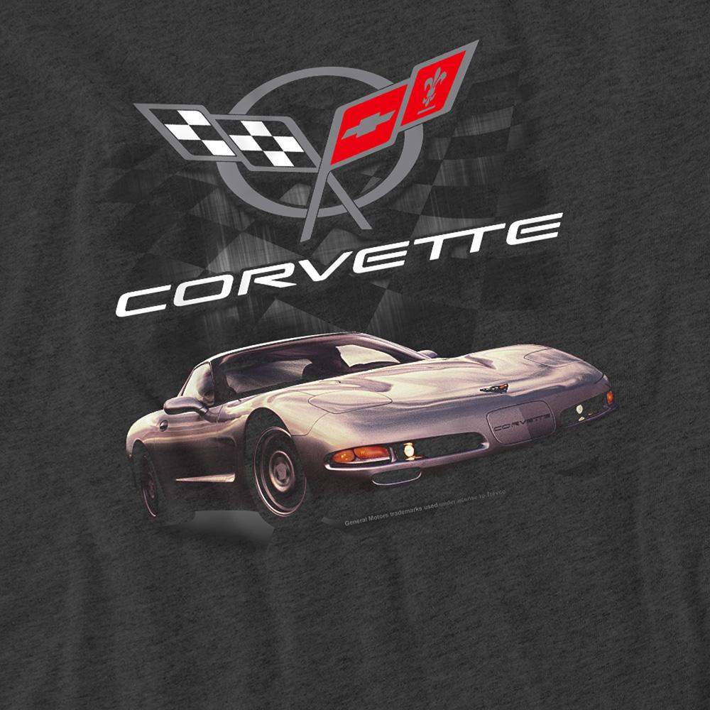 Chevrolet Unisex Adult Checkered Past Heather T-Shirt