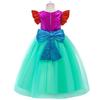 Kleine Zeemeermin Ariël Prinsessenkostuums Jonge Meisjes Paarse Jurk Kinderen Cosplay Carnavalsjurk Verjaardag Tutu Jurken Zomer Nieuwe Kleding